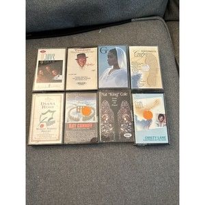 Lot 8 Christmas Cassette Tapes Religious Sinatra Ross Cole Lane O’Jays Conniff